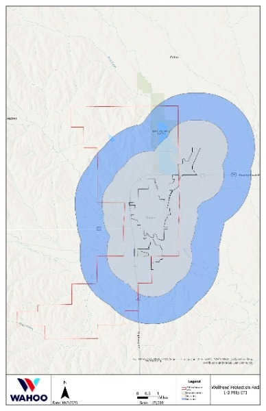 Map of Wellhead Boundaries